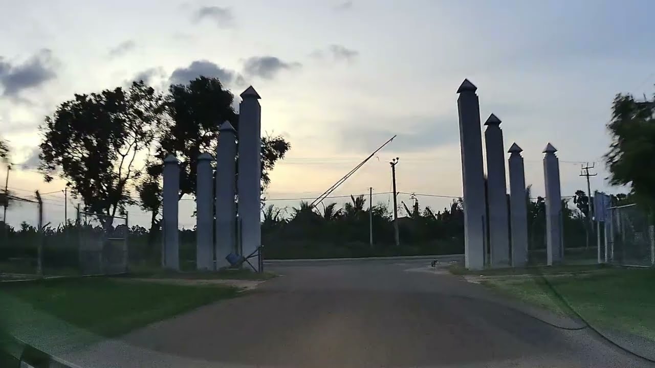 Night POV Drive | Jaffna International Airport to Urumpirai via Mallakam | Sri Lanka Local Life