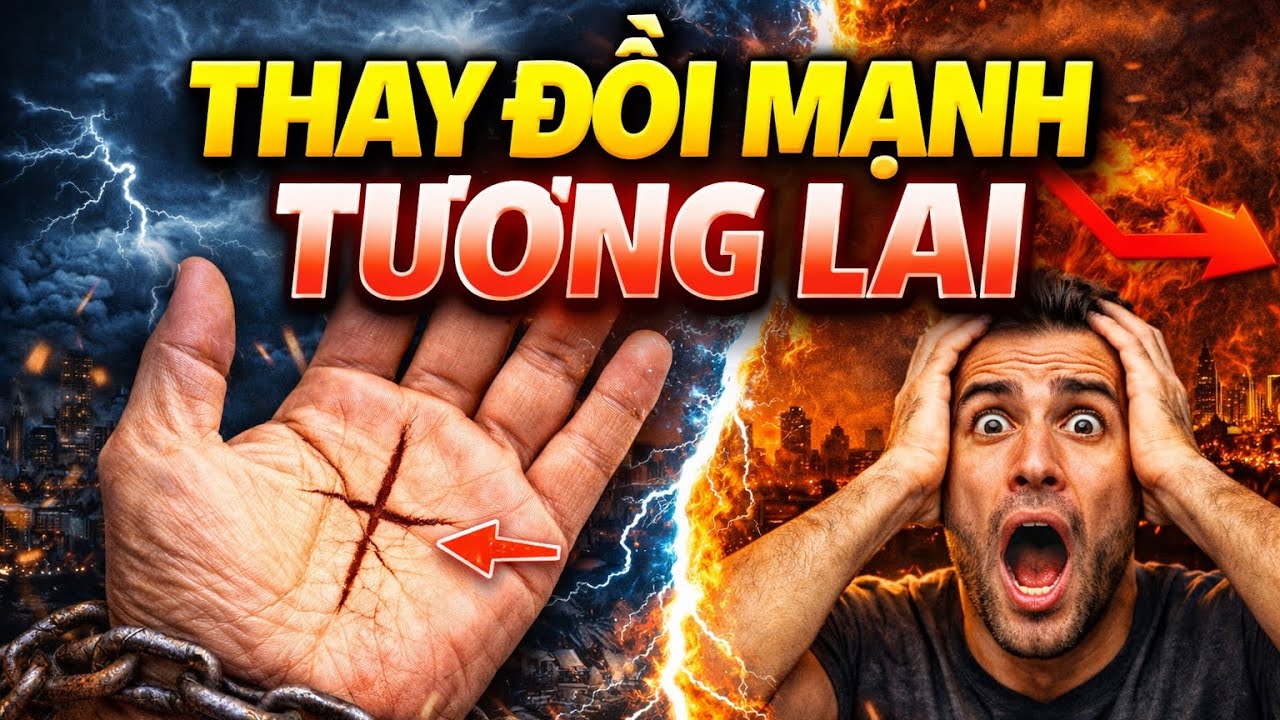 Vân chữ thập ngược – Dự báo sự thay đổi mạnh mẽ trong tương lai.