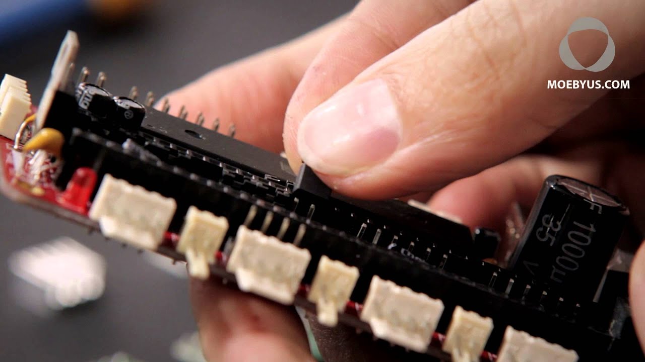 (7. Electronica Sanguinololu) Tutorial montaje kit impresora 3D Moebyus