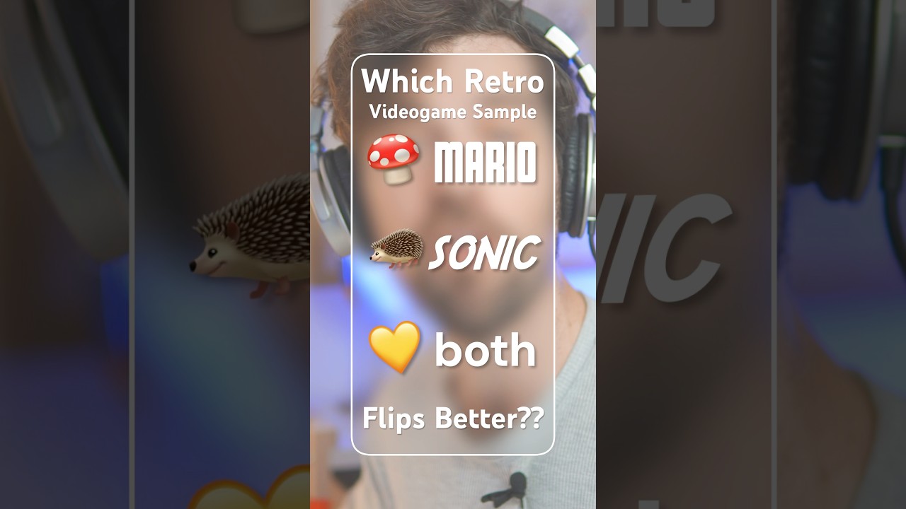 Which Videogame sample flips better?? Mario vs Sonic #retrogaming #op1 #musictutorial #sega #nes