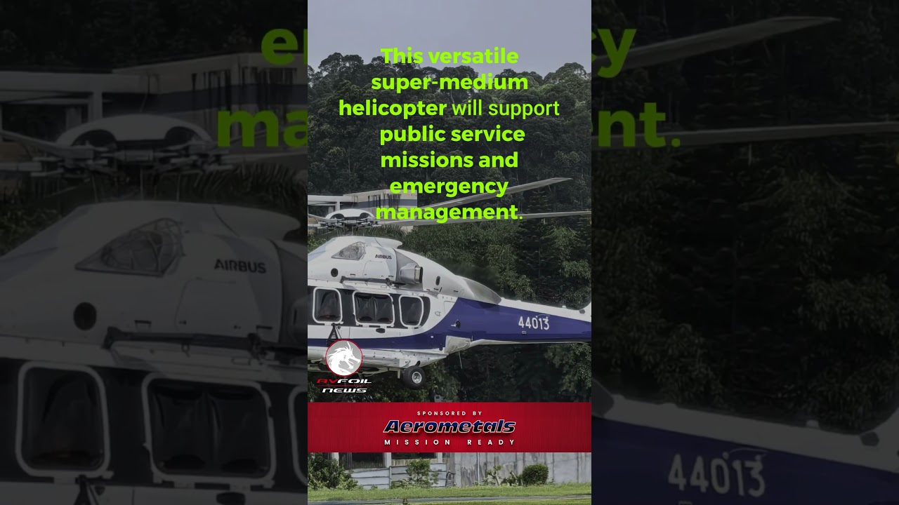 Airbus Delivers First H175 to Guangzhou Public Security! #helicopter #publicsafetyaviation