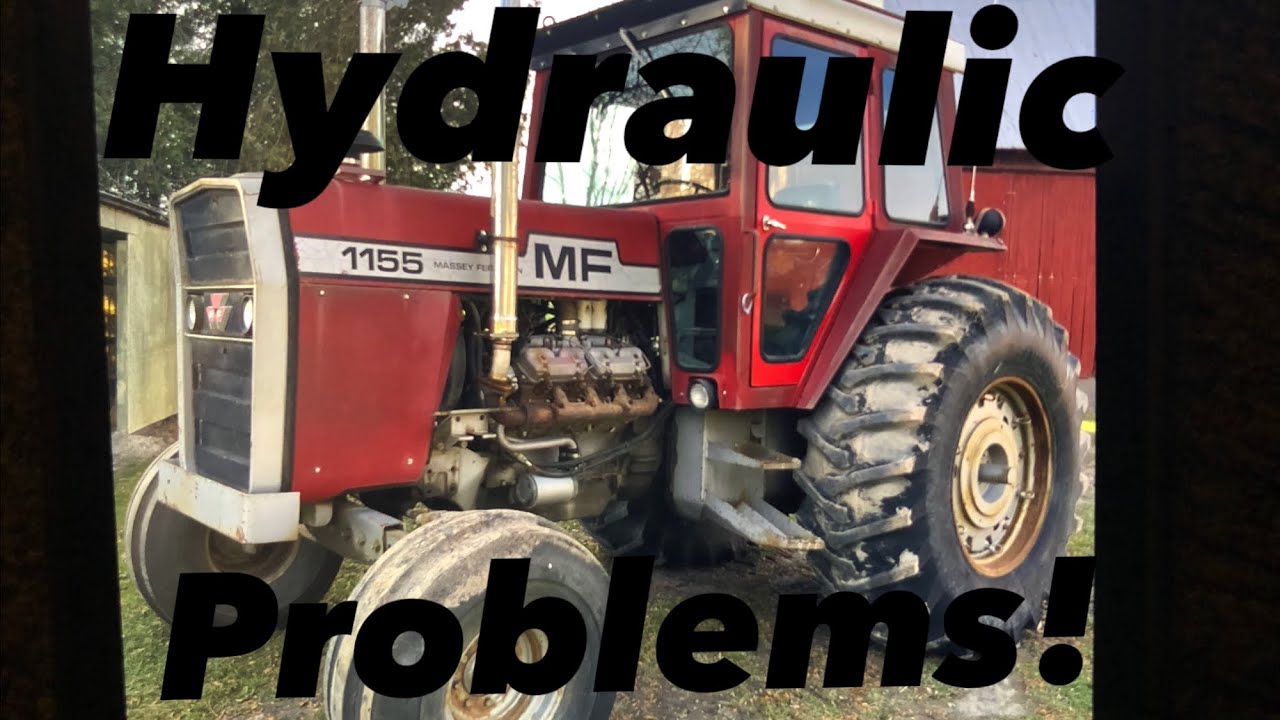 Проблемы с гидравликой! Замена фильтра и сетки на Massey 1155