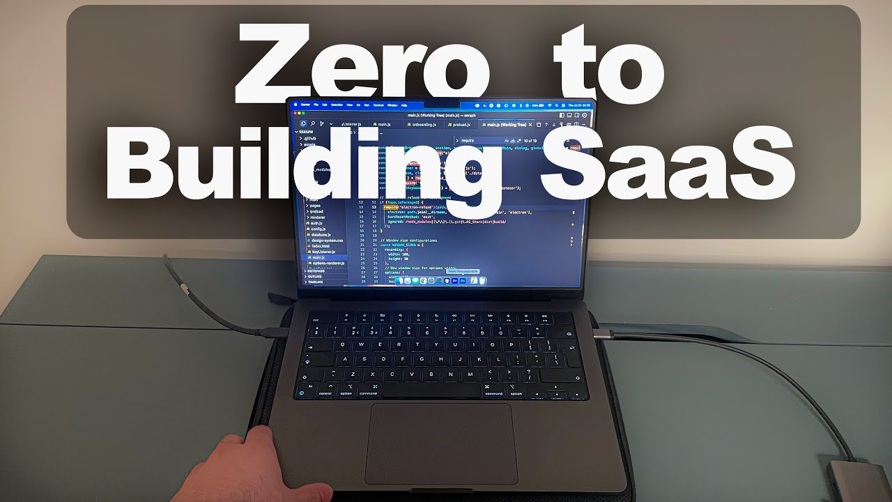 How I built my software startup (realistic coding vlog)