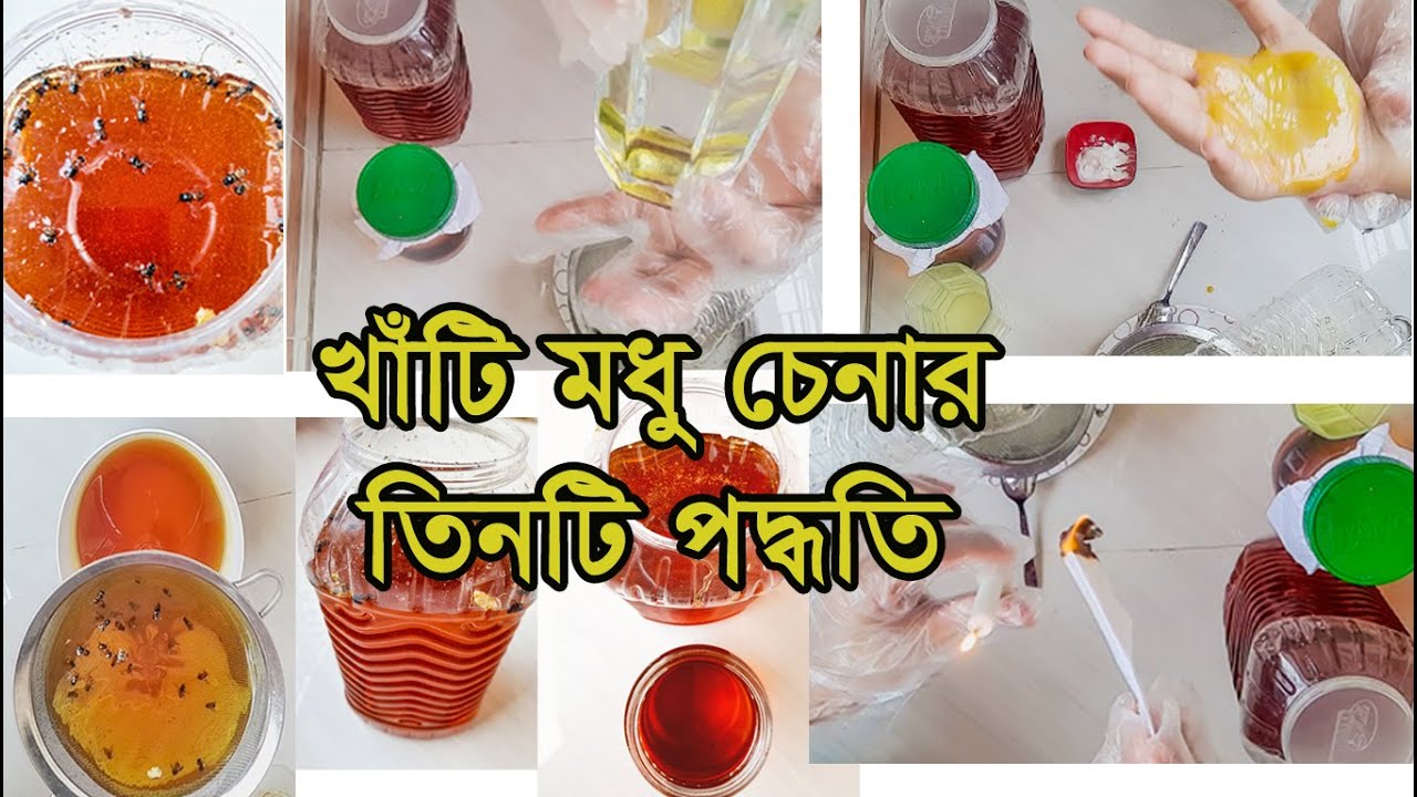 খাঁটি মধু চেনার সহজ ৩টি পদ্ধতি | How To Test Pure Honey | Easy Ways To Test Pure Honey