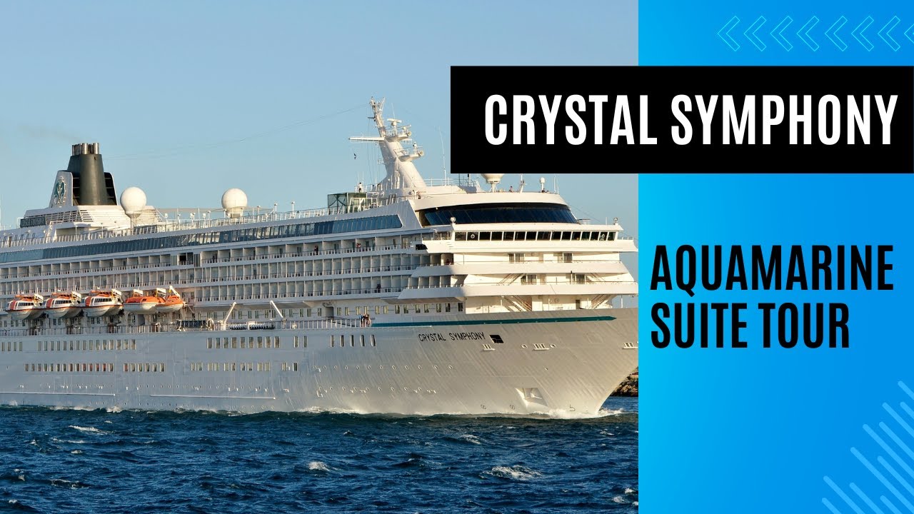 Crystal Symphony Aquamarine Suite Tour #crystalcruises #cruiseship