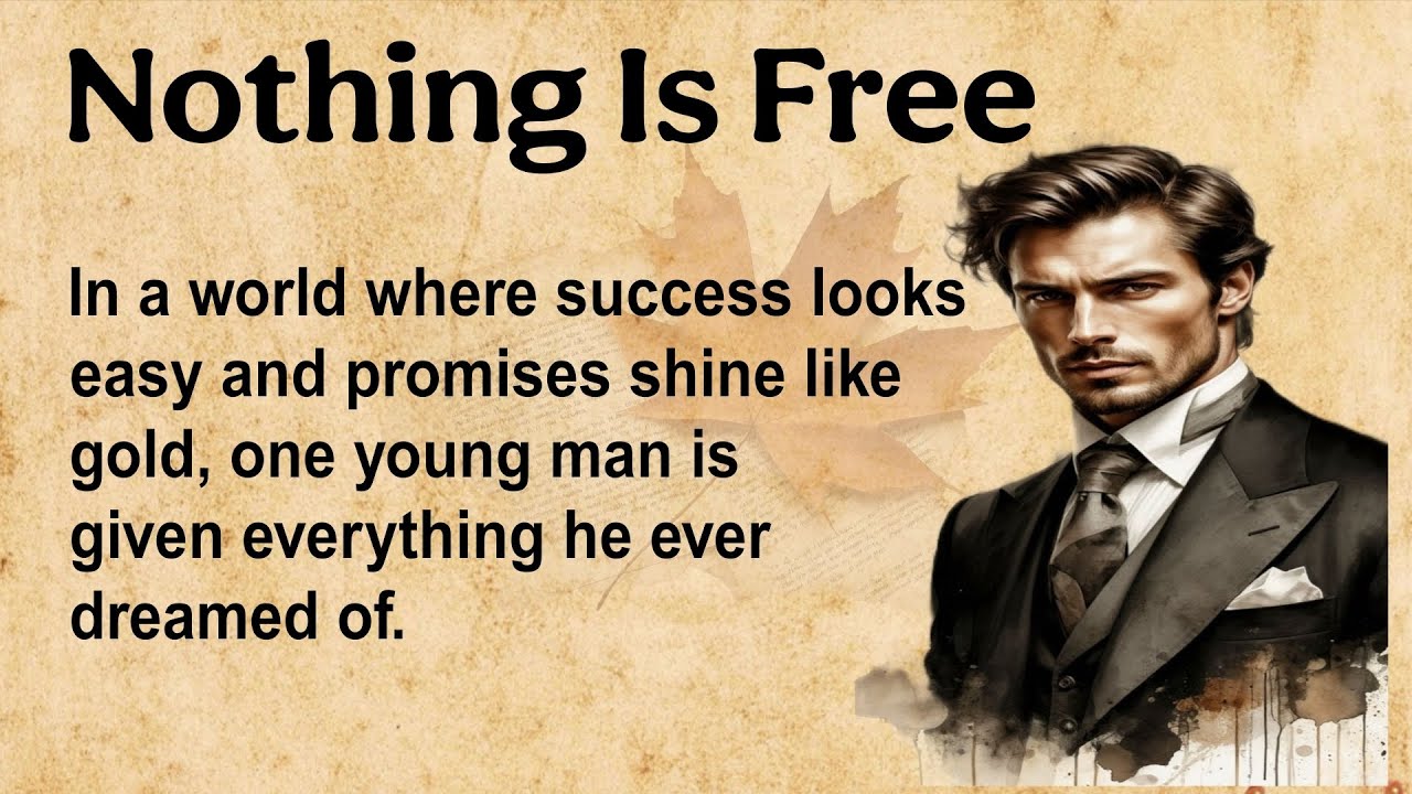 Nothing Is Free || English Story for Beginners 🌟 || Listening Practice Level 1 ✅