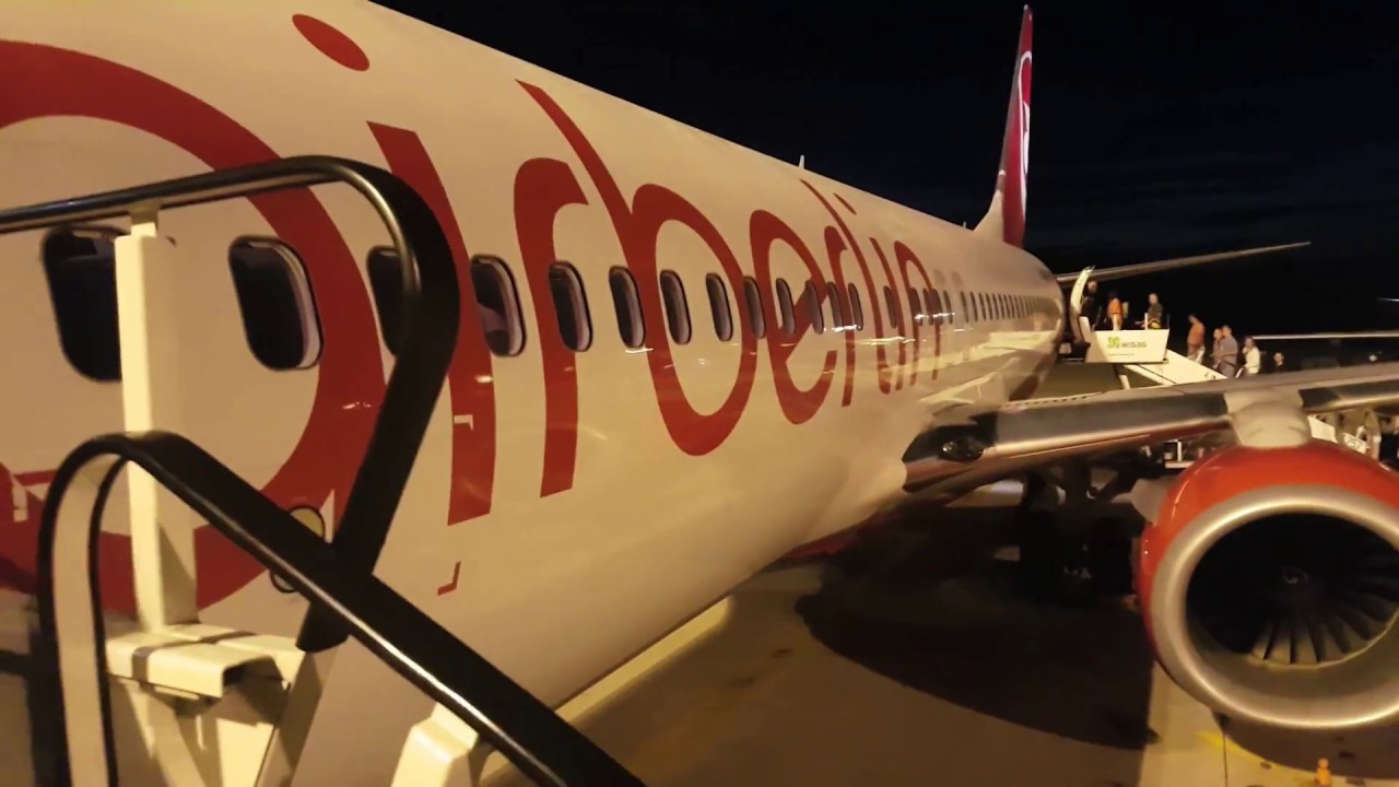 Air Berlin flight from Cologne/Bonn to Mallorca 2016