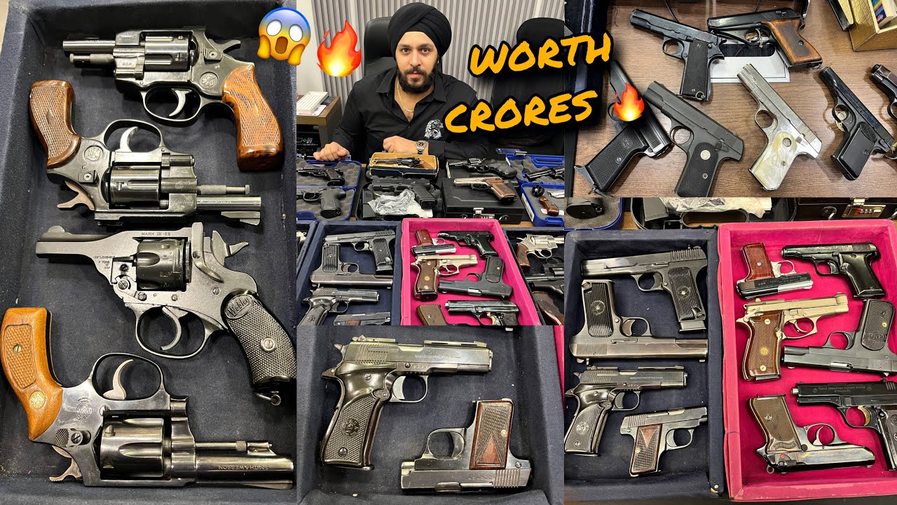 Imported Real Guns COLLECTION In India😱 Part-2 | REAL GUN HOUSE TOUR [ Mauser, Pistols, Revolvers]