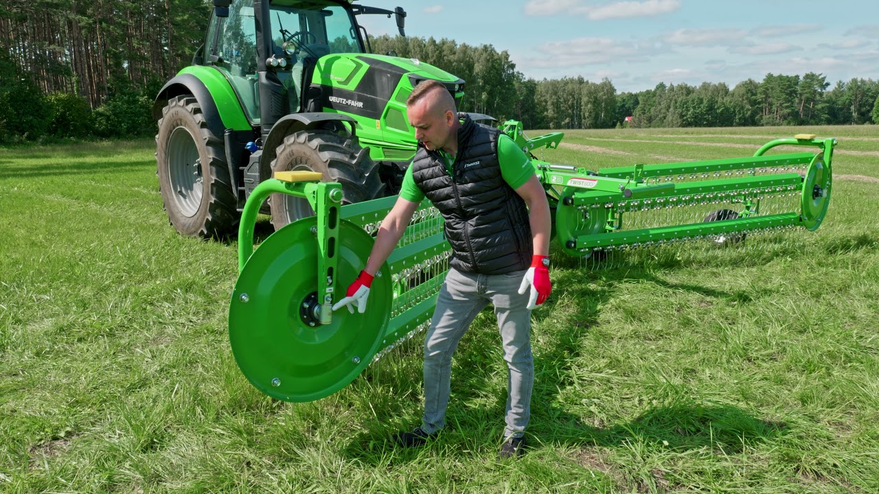 SaMASZ - Film reklamowy - zgrabiarka grzebieniowa TWIST600P