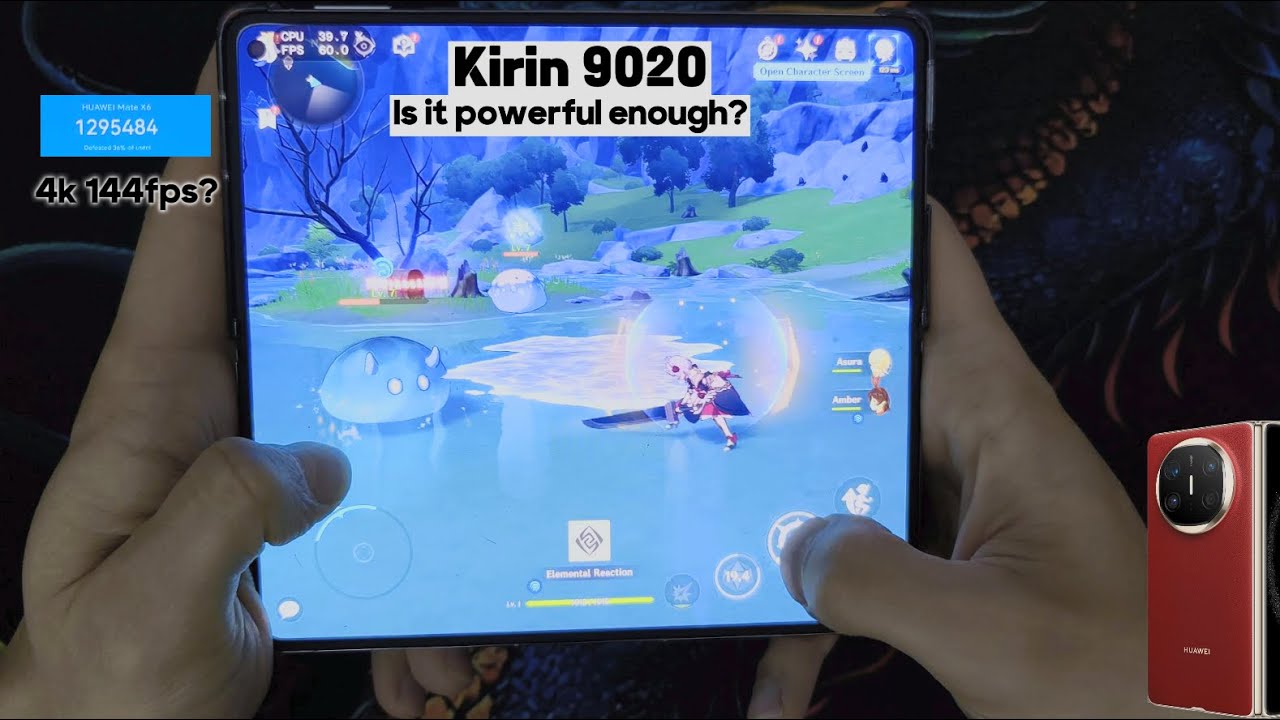 Huawei Mate X6 Kirin 9020 Gaming Test : Is it powerful enough?
