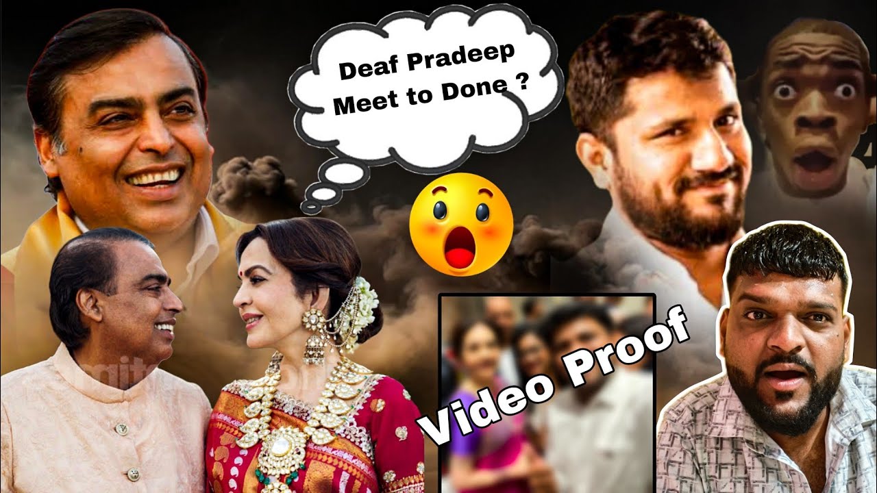 Mukesh Ambani Wife Meet Who Deaf Pradeep Done ??? Link YouTube see please share 💯🫣🙏😱