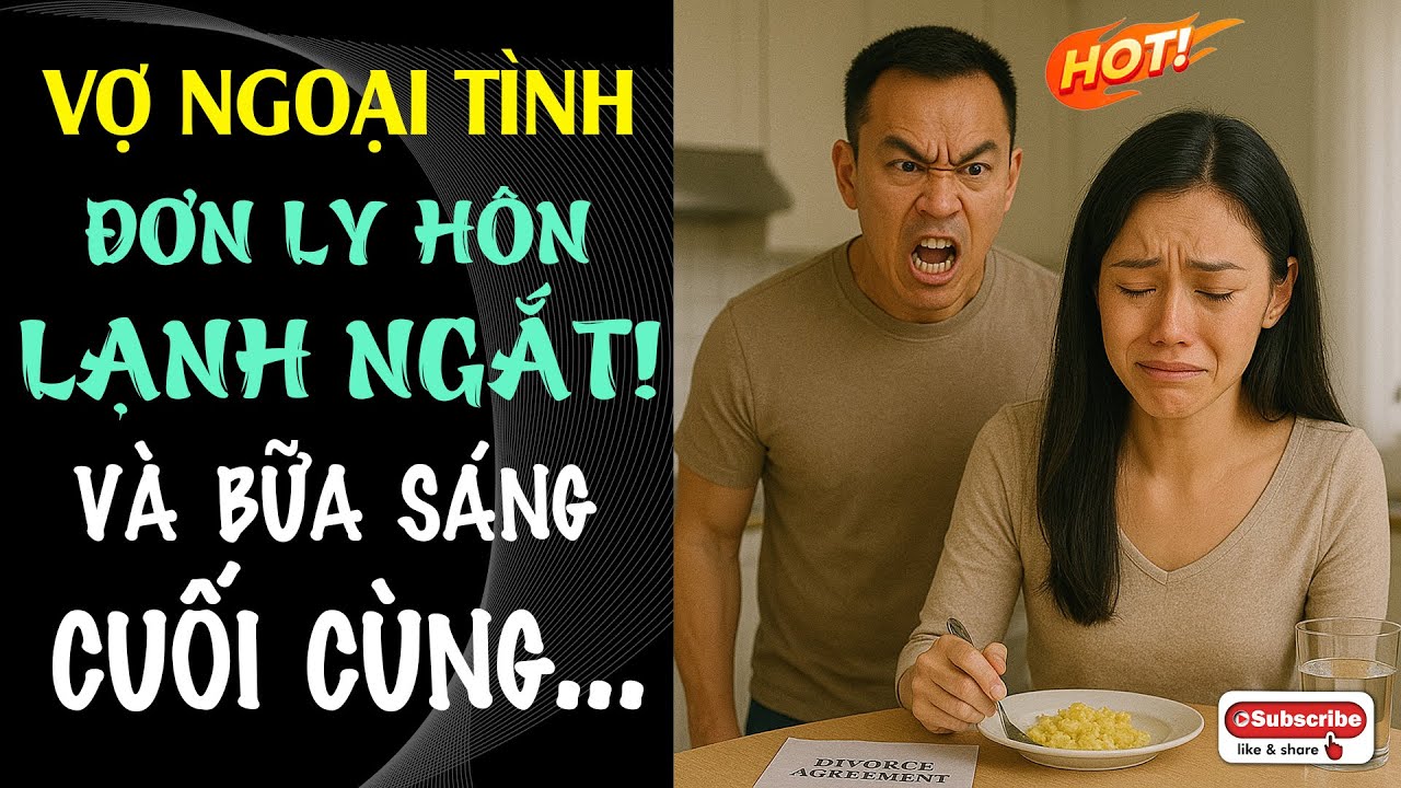 Vợ Ngoại Tình, Và Bữa Sáng Cuối Cùng Của Chúng Tôi Với Tờ Đơn Ly Hôn Lạnh Ngắt