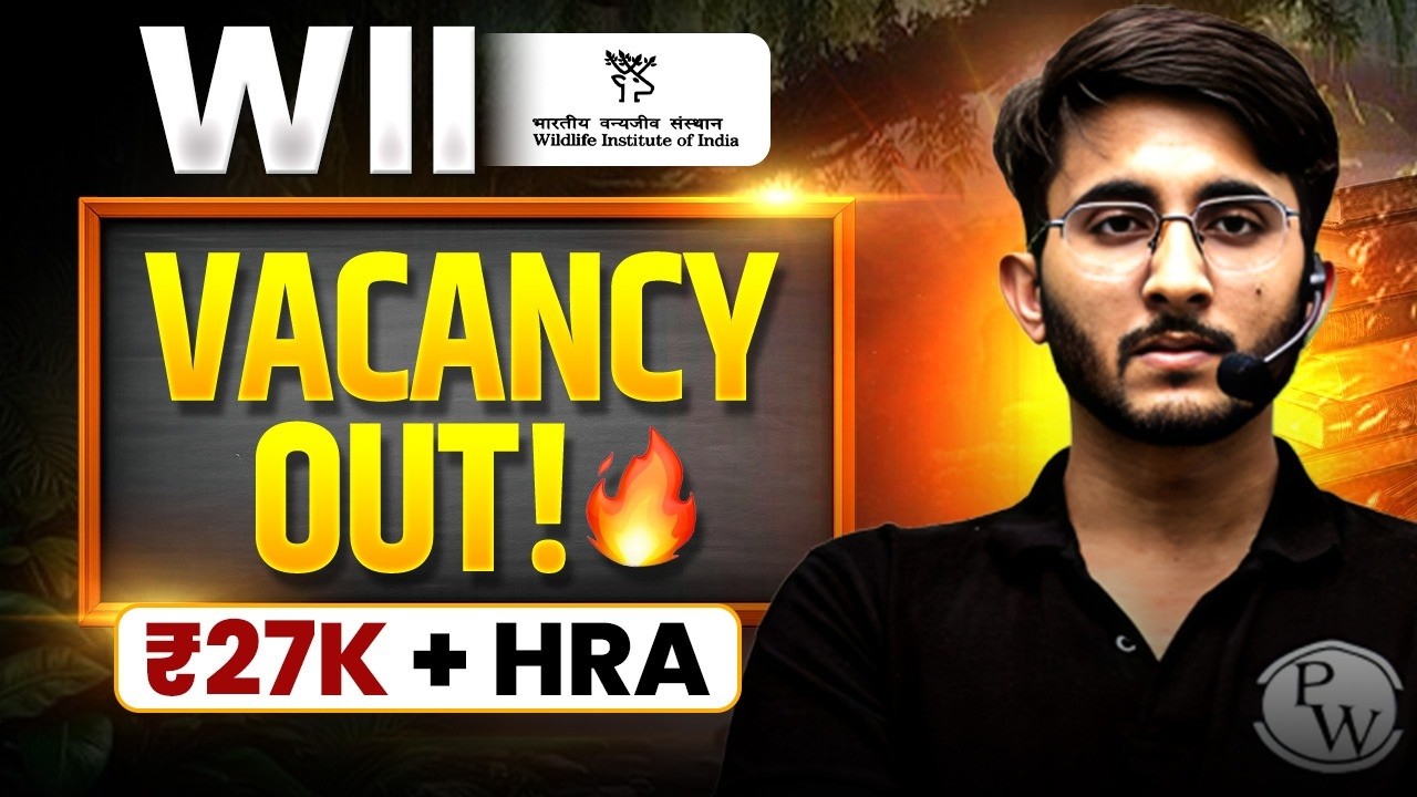 Wildlife Institute of India Recruitment 2026 | Eligibility & Selection Process #agriculturewallah