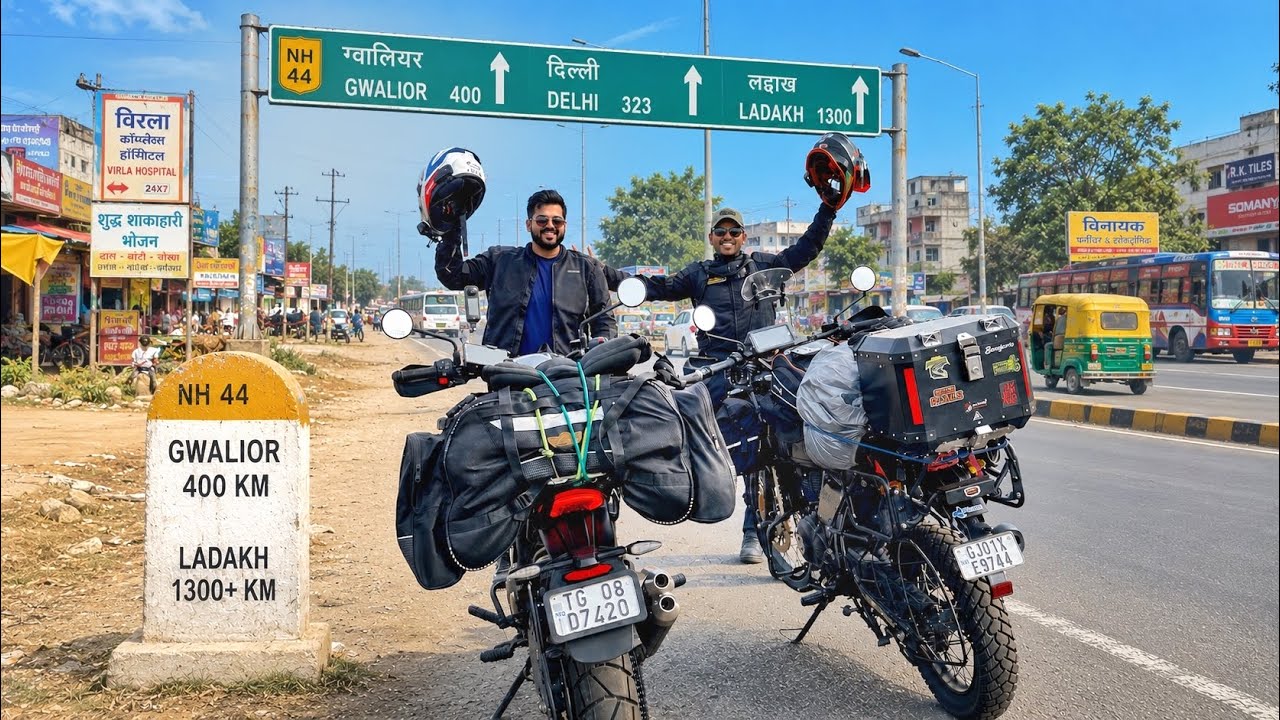 HYDERABAD To LADAKH🔥| DAY 2 | 1300 KMs To Go | Epic Adventure Across India🇮🇳| Sagar Tumkur