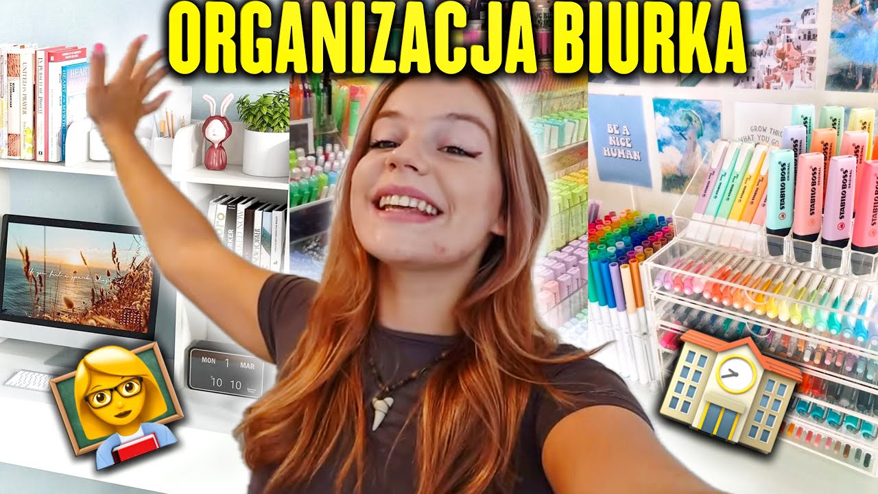 ORGANIZACJA BIURKA - BACK TO SCHOOL 👩‍🏫