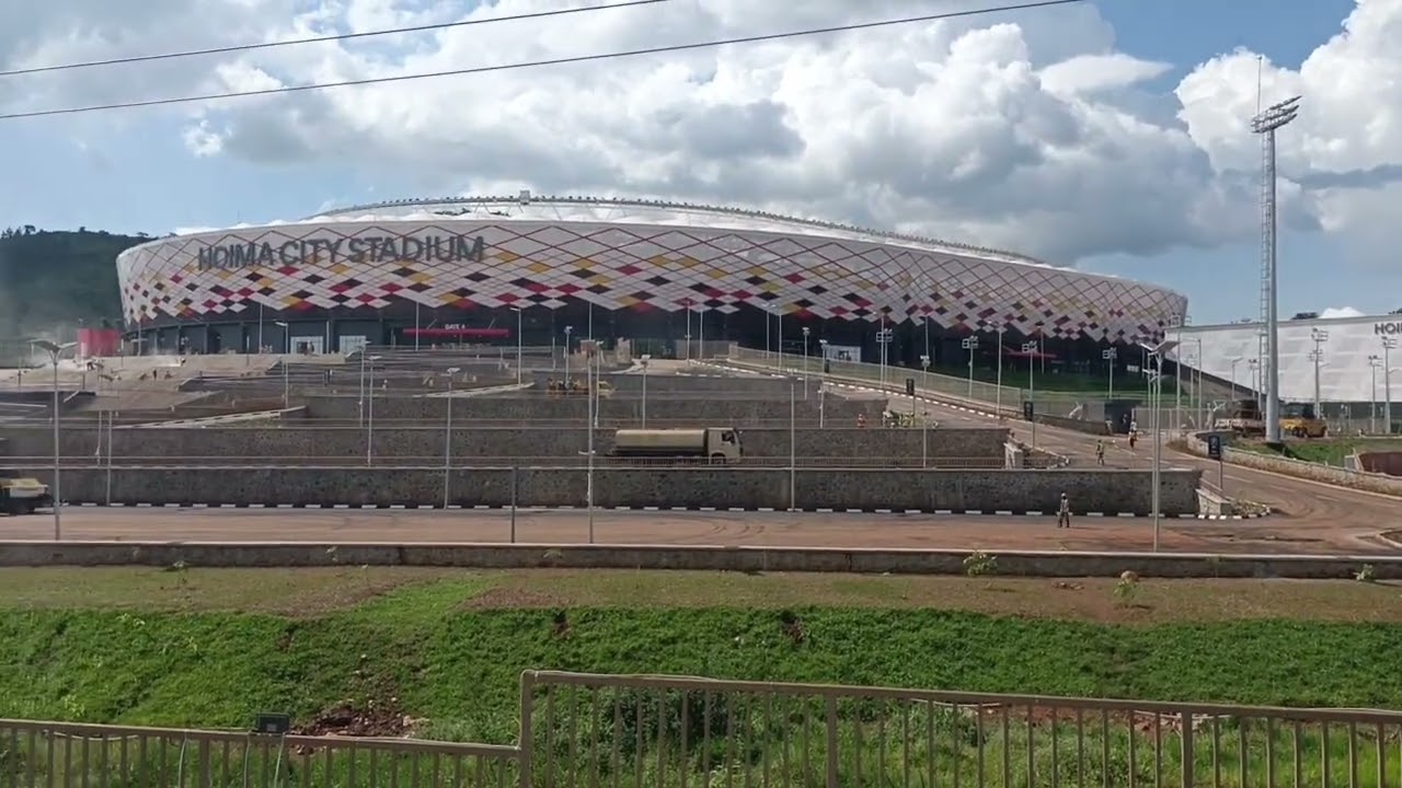 Hoima City stadium 🏟️ is being completed #development #visituganda