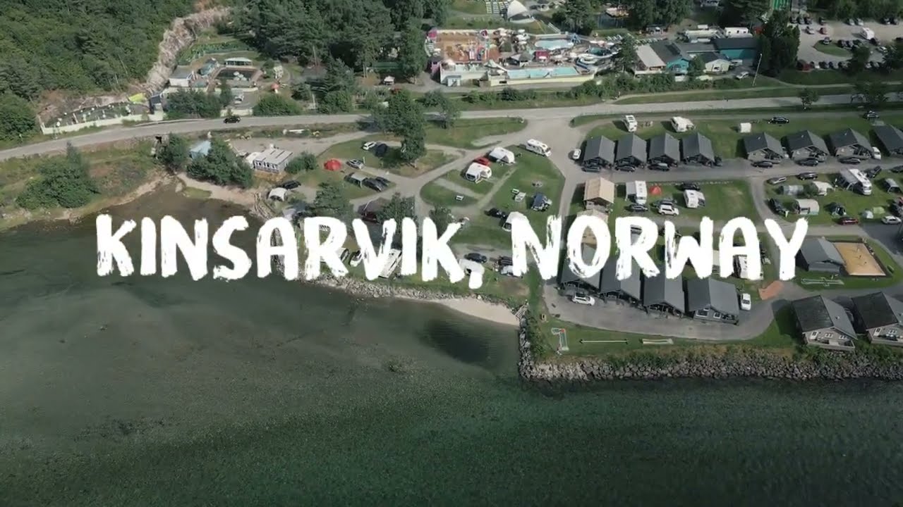 Camping Mikkelparken Ferietun in Kinsarvik | Family roadtrip | Aerial drone 4k