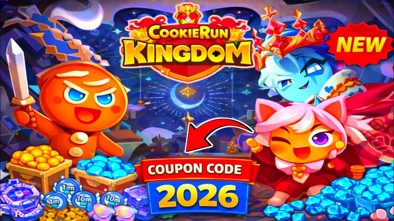 Cookie Run Kingdom Code - 2026 | New coupon Codes | Cookie Run Kingdom Gameplay 🕹️ crk code✨