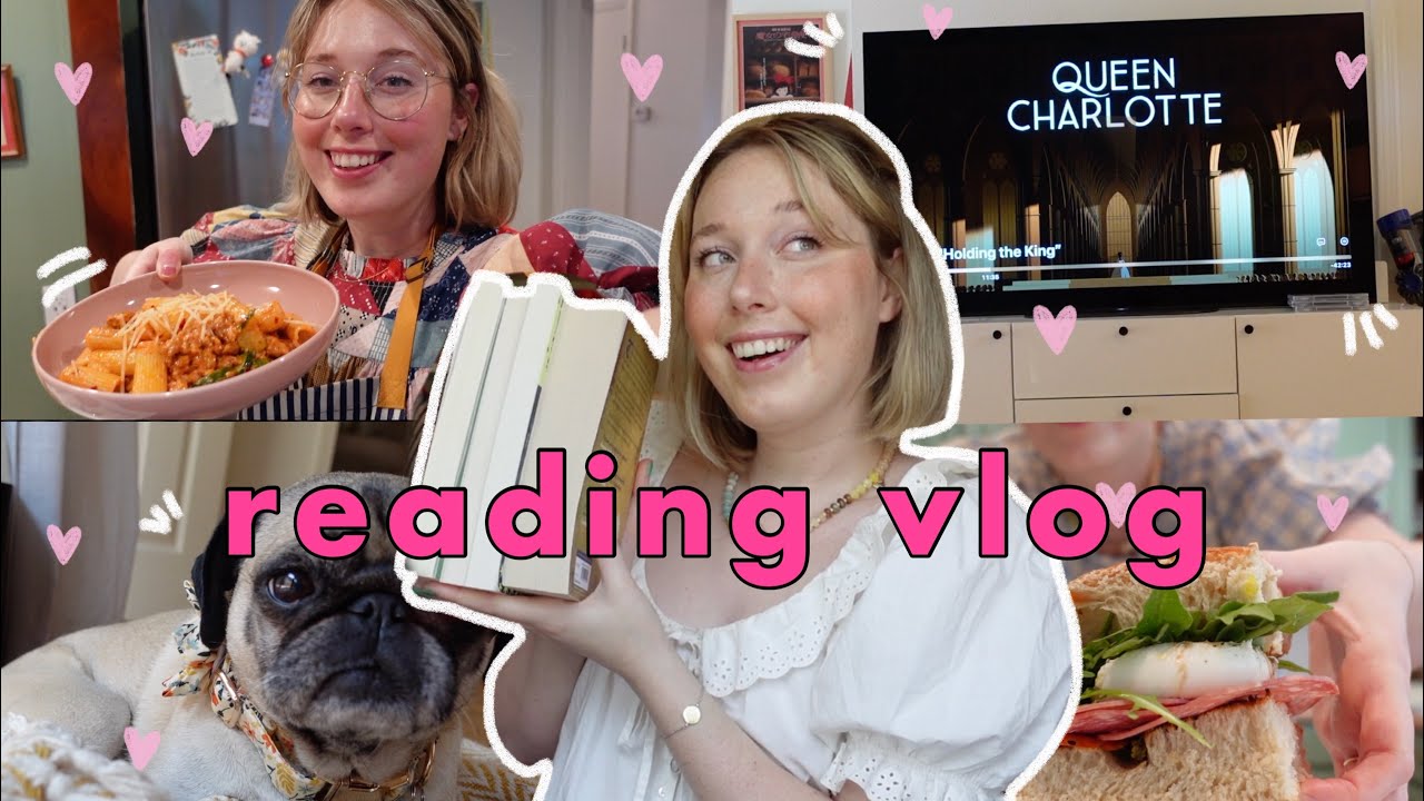 cozy reading vlog: steamy romance rabbit hole, bridgerton, 1000 pages read lol 💕