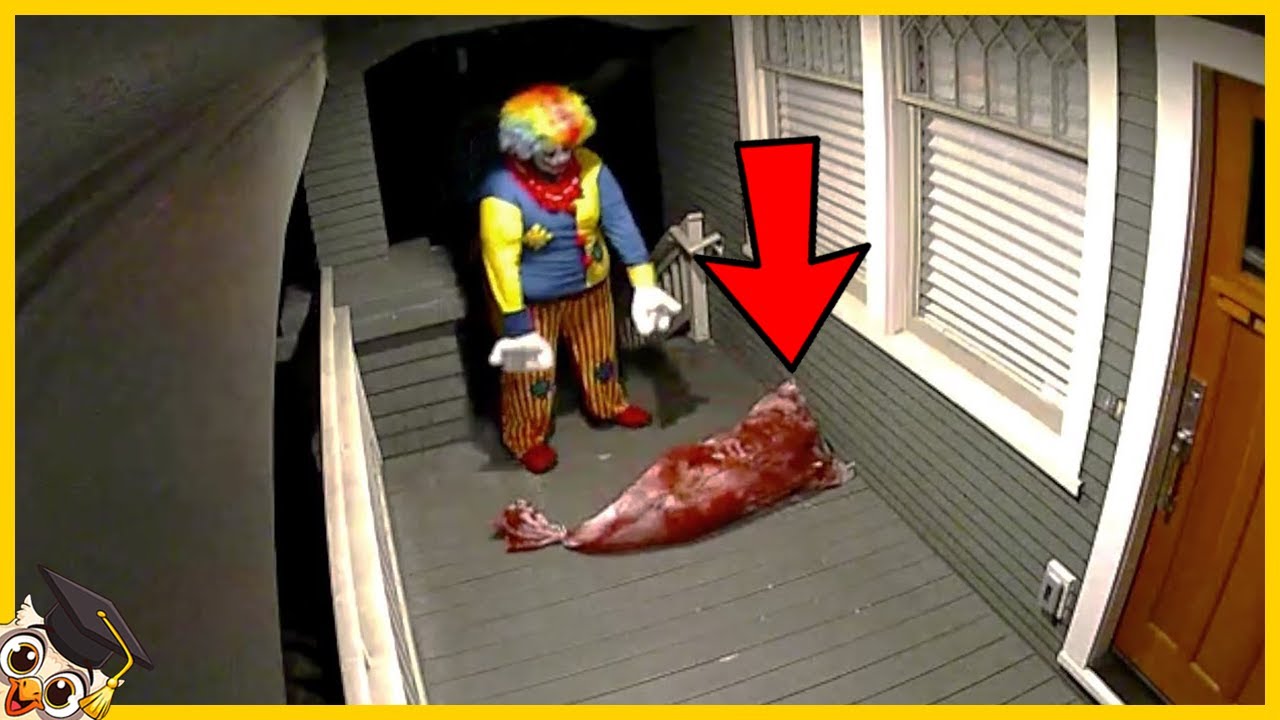 20 Clowns Effrayants Filmés Par La Caméra