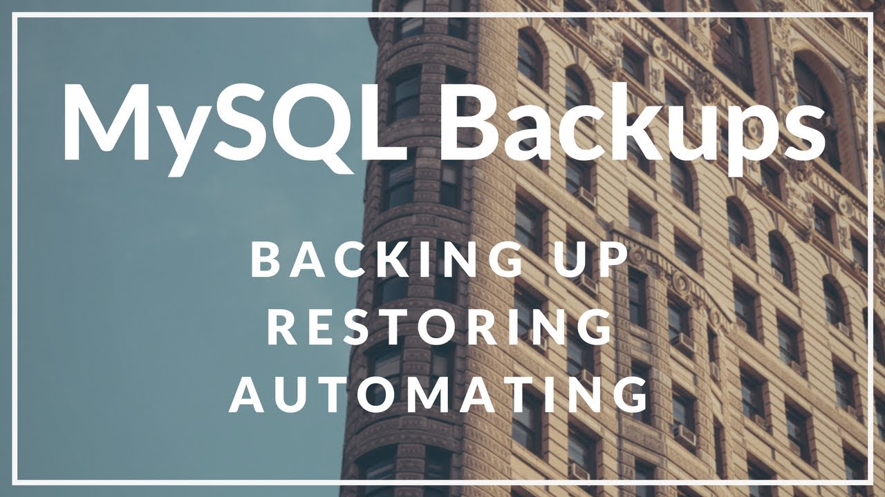 Как сделать резервную копию и восстановить базу данных MySQL/MariaDB