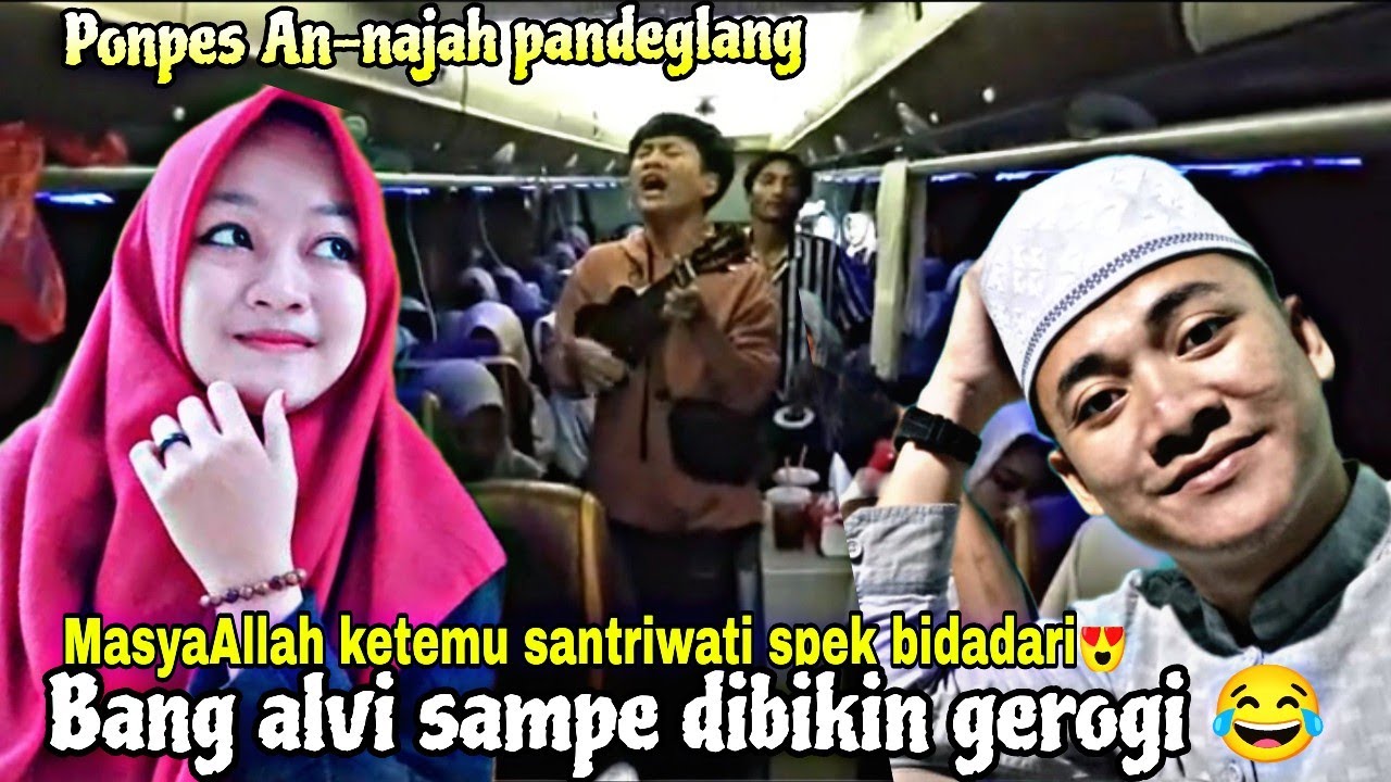 PENGAMEN SHOLAWAT//BANG ALVI GEROGI LIAT SANTRIWATI SPEK BIDADARI😍 😂😁