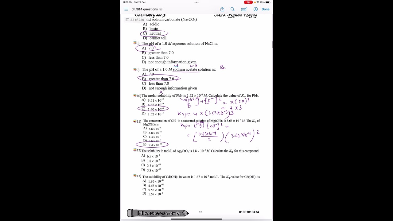 Sheet 4 chapter three chemistry se3 by Mrs Randa Hagag 