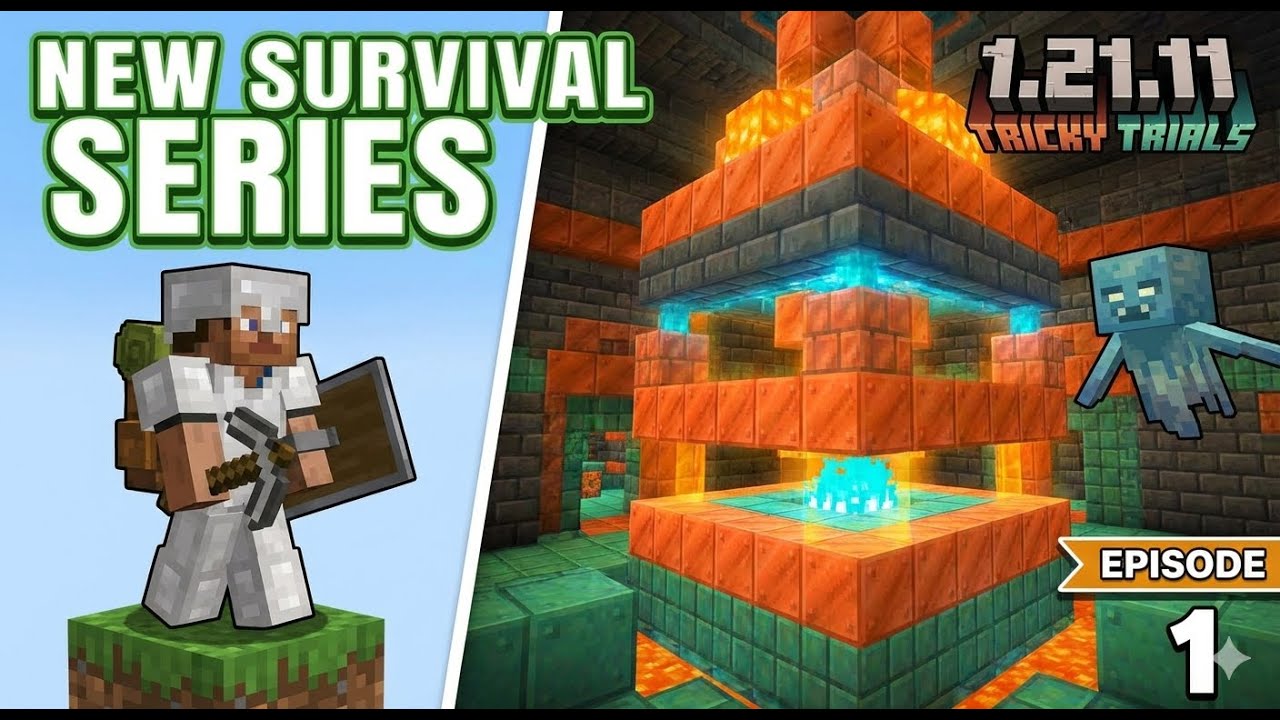 I Started a BRAND NEW World in Minecraft 1.21! (Tricky Trials Update)