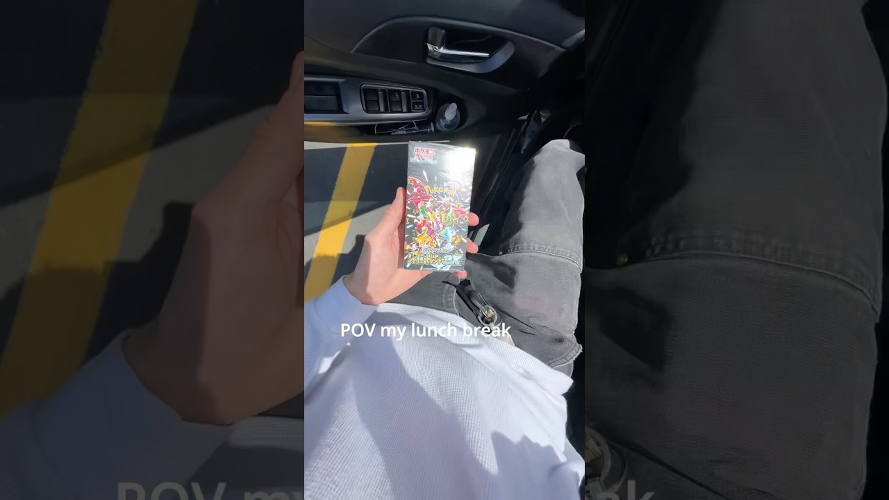 POV Opening Pok&eacute;mon Packs for my Lunch Break #pokemon