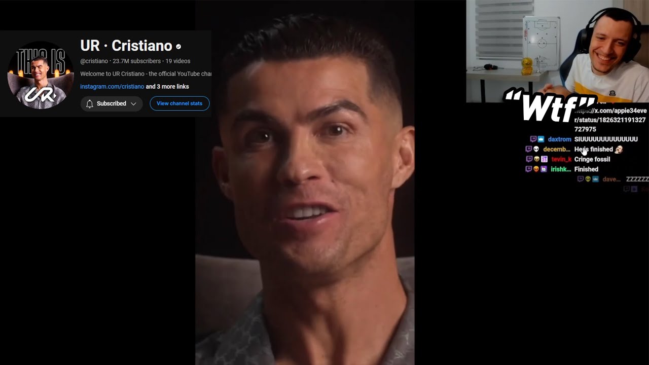 Kurt reacts to Ronaldo now making YouTube videos..💀💀