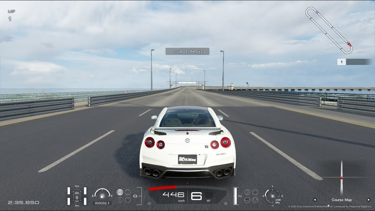 Gran Turismo Sport | Nissan GT-R R35 2017 Tuned HP988 - Top Speed Km/h 446 Mph 277