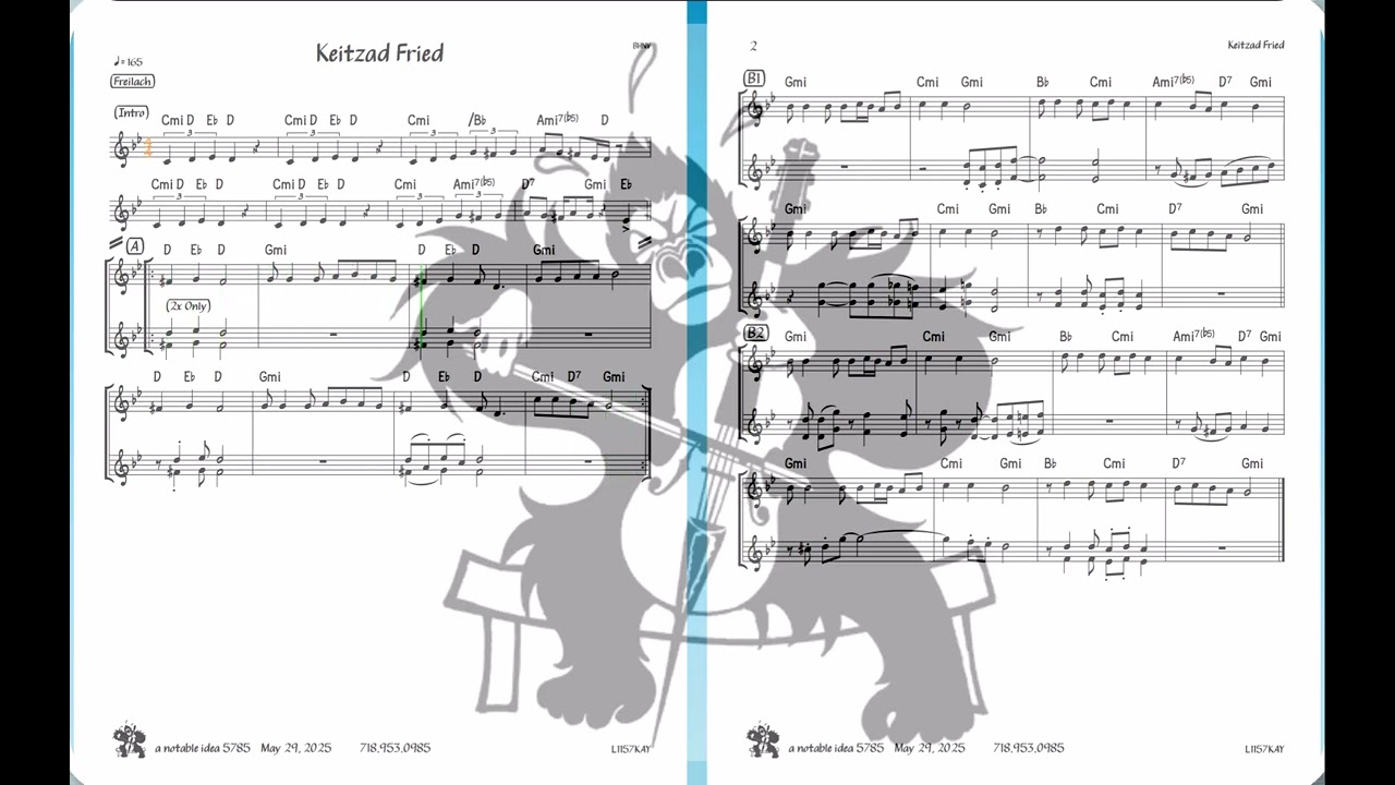 Keitzad Fried      2 Liner   Horn Arrangement