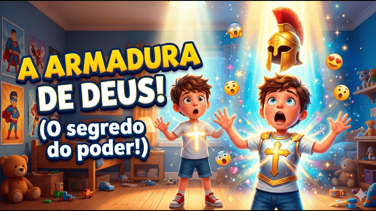 COMO VENCER O MEDO? ⚔️ A Armadura de Deus - Soldadinho de Jesus (Música Infantil)