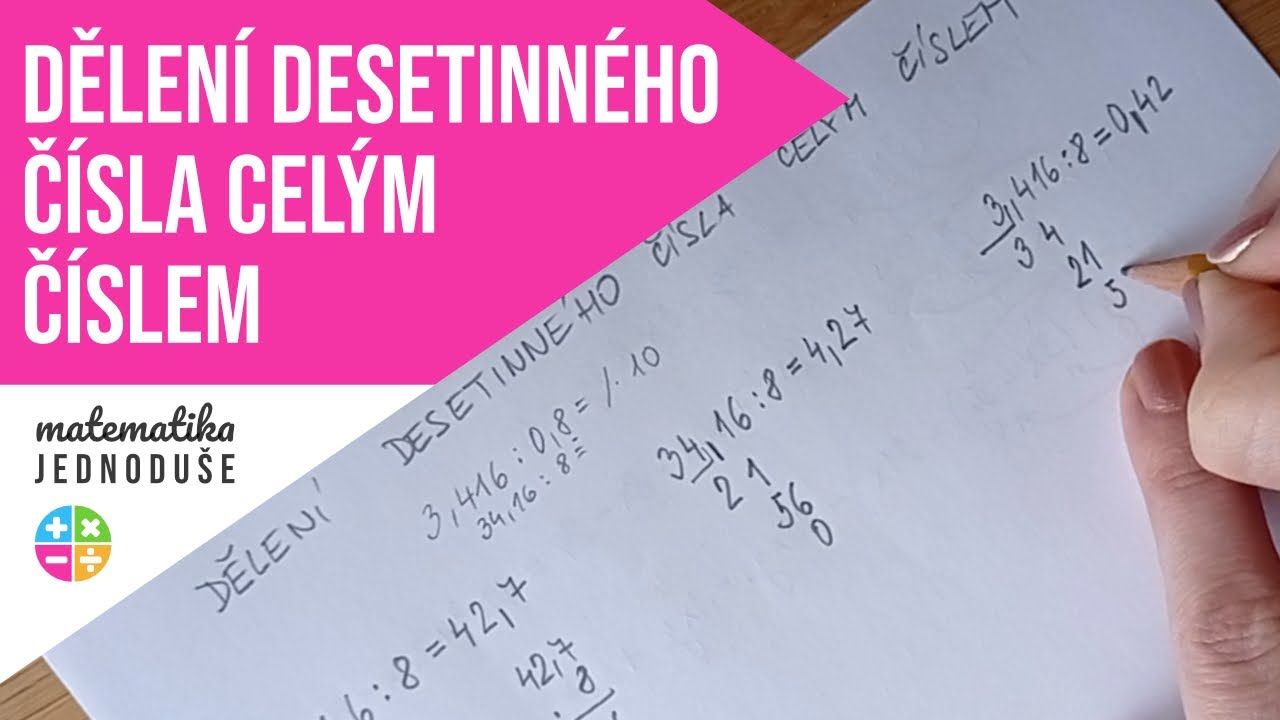Dělení desetinného čísla celým číslem