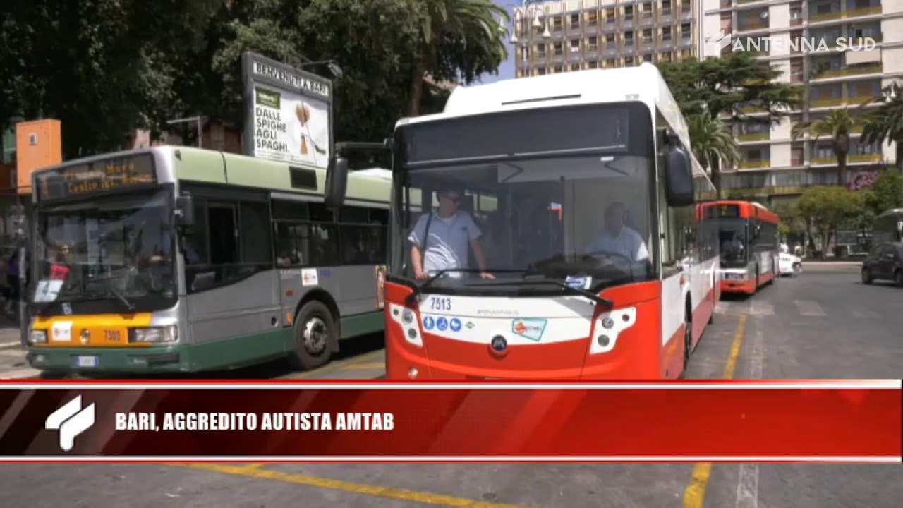 19 Agosto 2020 Bari, aggredito un autista dell'AMTAB