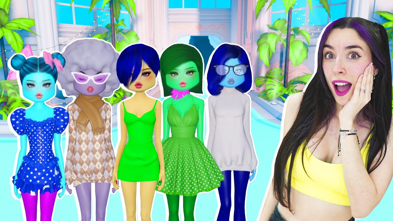 Nos Convertimos en las EMOCIONES de INTENSAMENTE en Dress to Impress Roblox