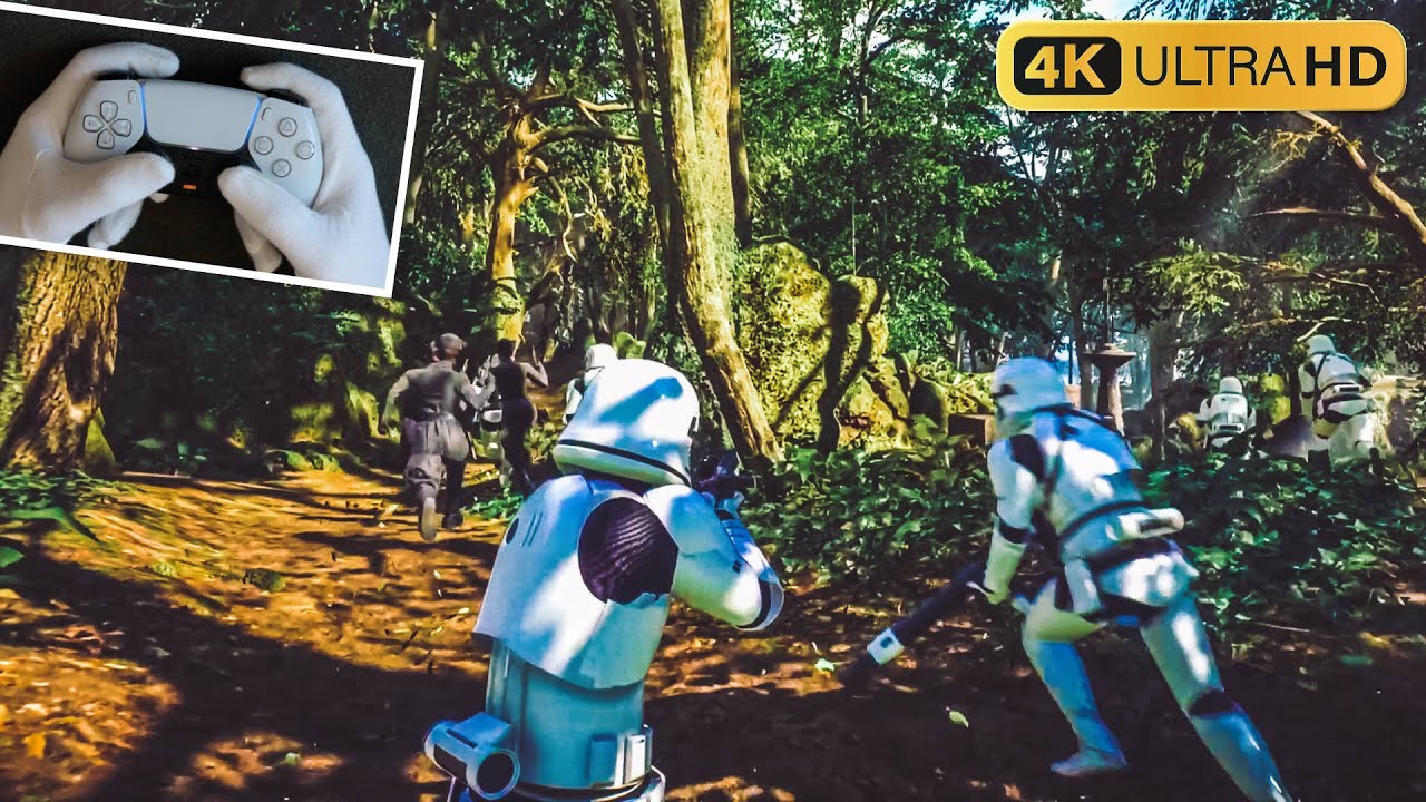 Star Wars Battlefront 2 ❯ Handcam PS5 Gameplay ❯ 4K 60fps HDR✔︎ Ray Tracing