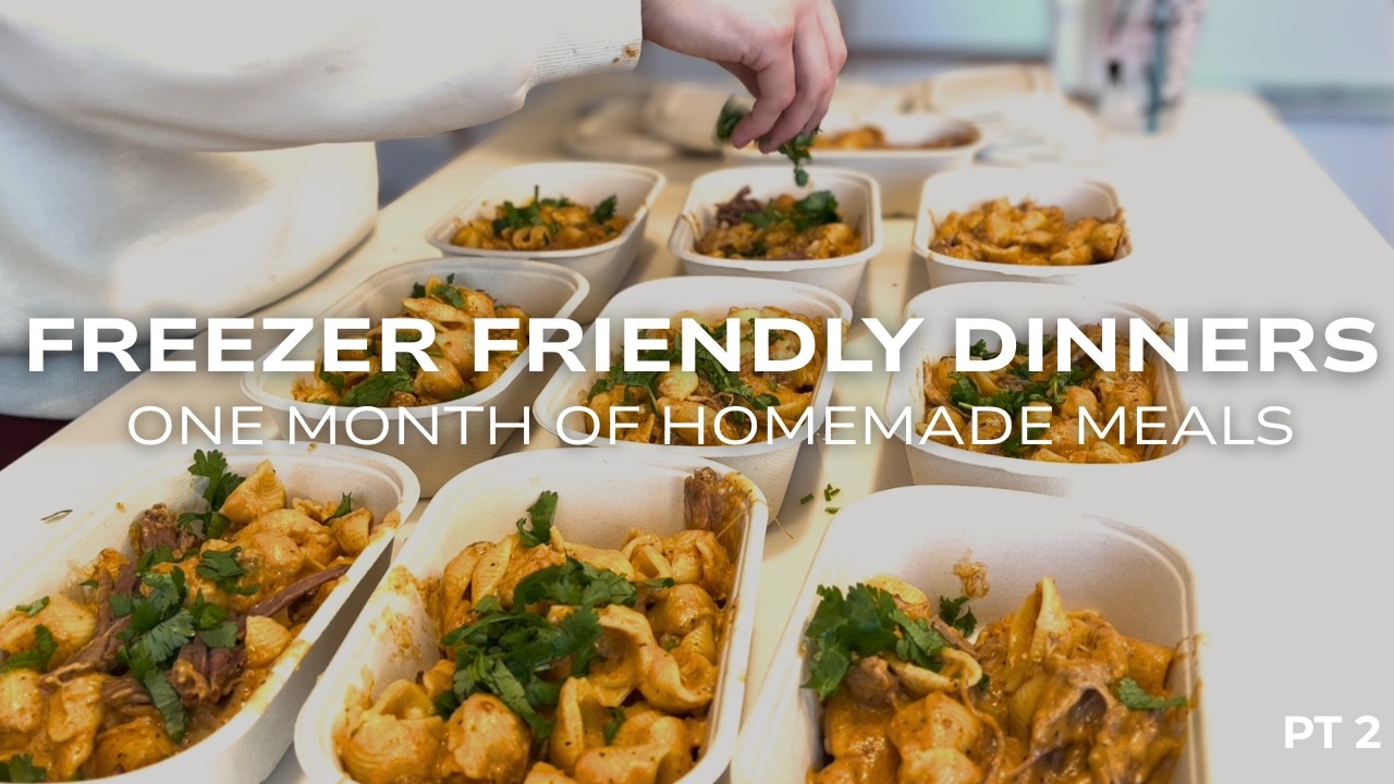 Month of Freezer Dinners for my family of 5 (Part 2) | make ahead meals, high protein