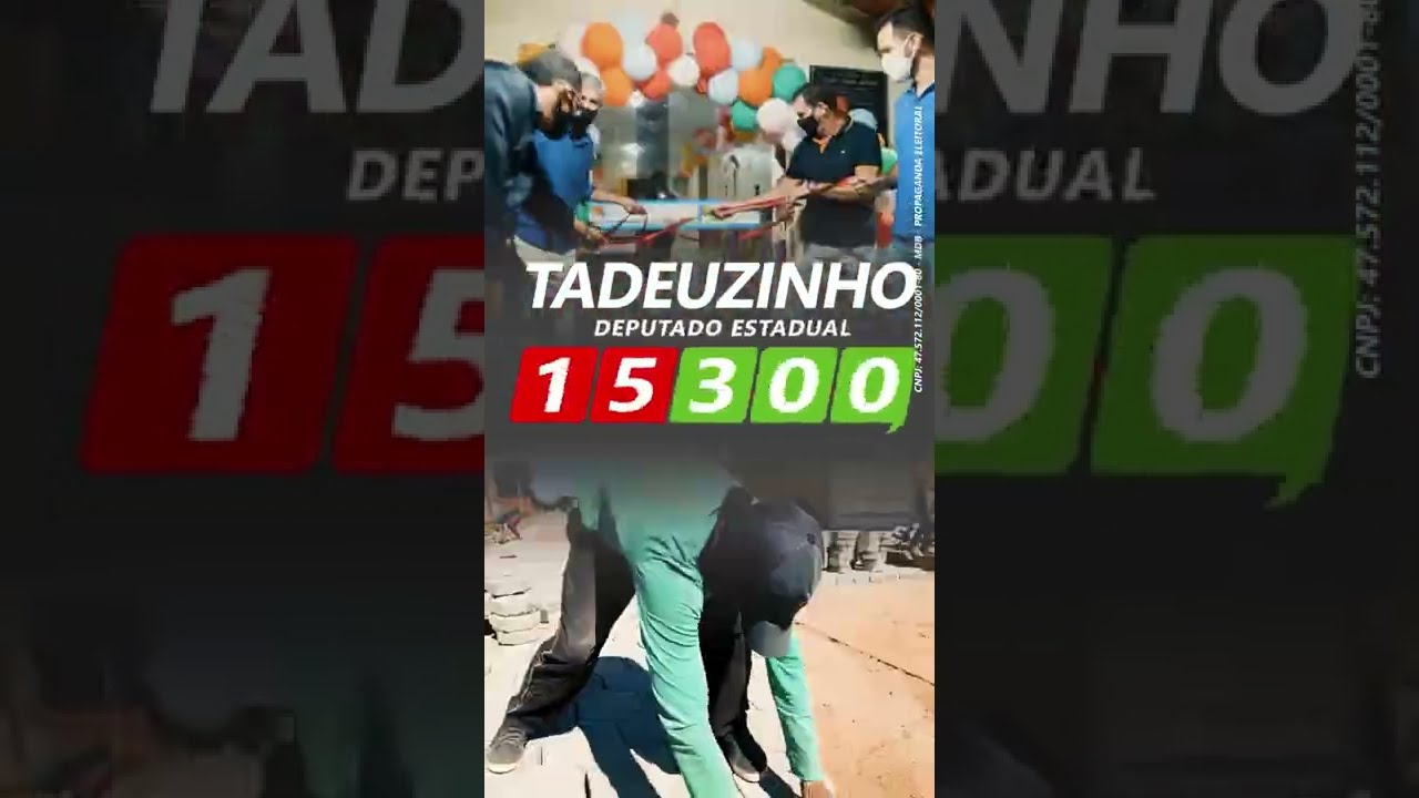 T&aacute; no ar nosso videoclipe Tadeuzinho 15300!