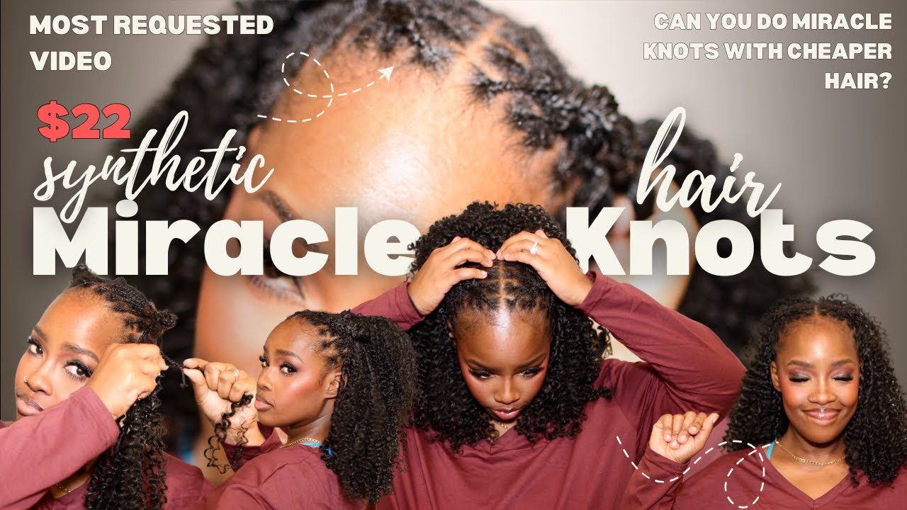 (🤯MOST REQUESTED!) 🔥💖 Trying the VIRAL Crochet MIRACLE KNOTS with $22 HAIR! The BUDGET TEST REVEAL!