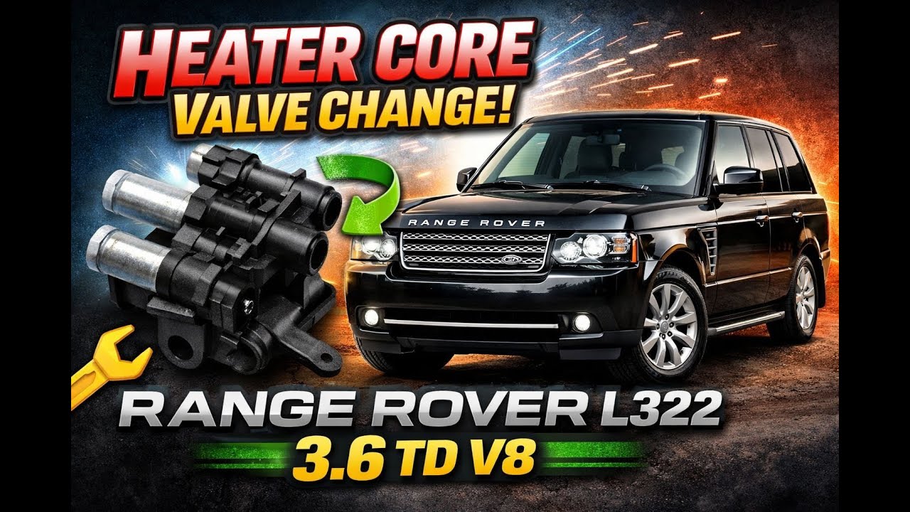 Range Rover Heater Control Valve replacement #automobile
