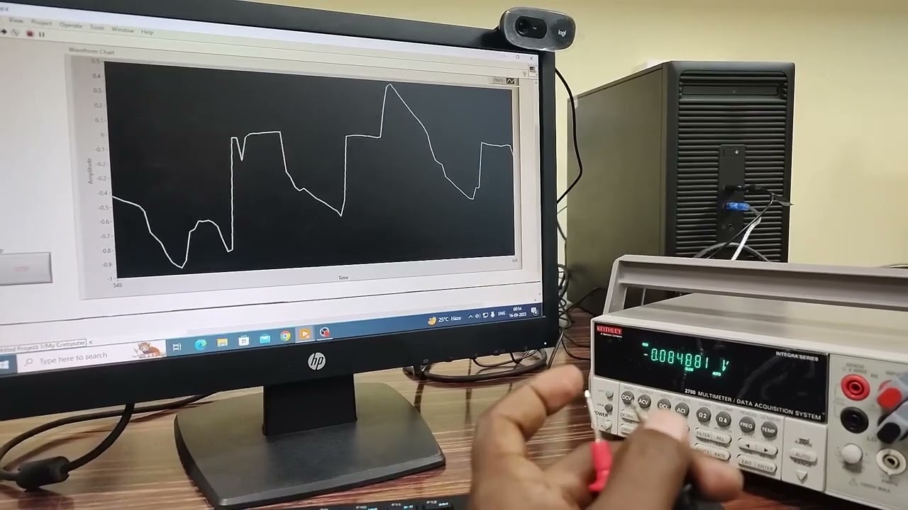 Interfacing keythley 2700 Multimeter   Data acquisition System using LabVIEW Drivers