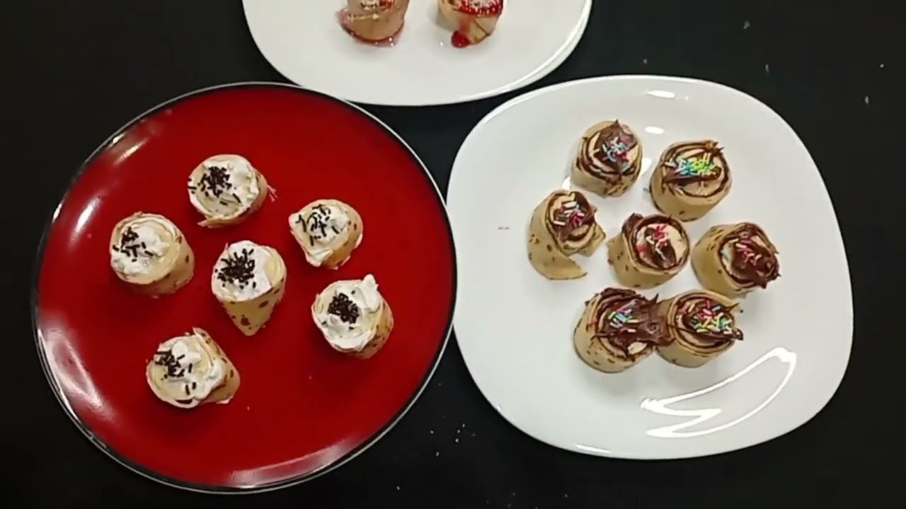 كريب حلو سريع ولذيذ 😋Easy Sweet Crepes Recipe | Soft & Delicious at Home