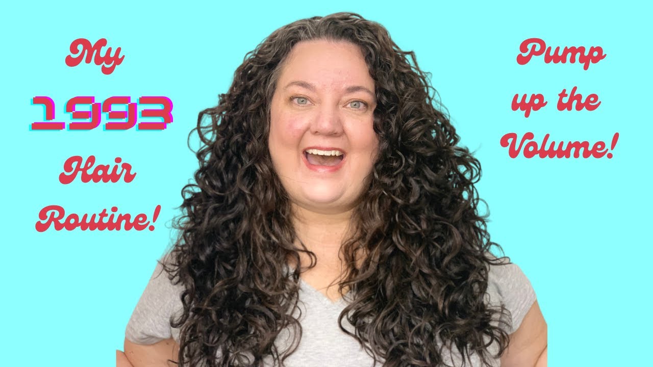 90s Curly Hair Routine | My Actual Routine from 1993!