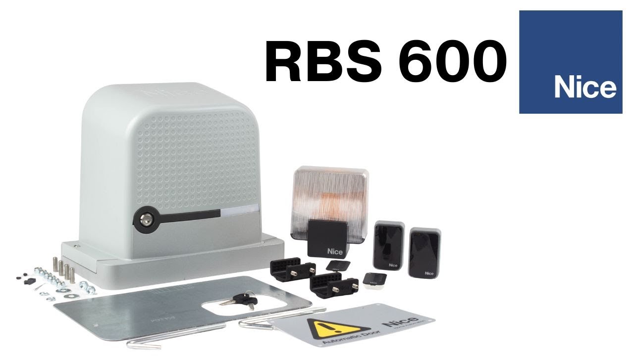 NICE RBS 600 | Огляд відкатного двигуна | Легка заміна RB 600 на RBS 600