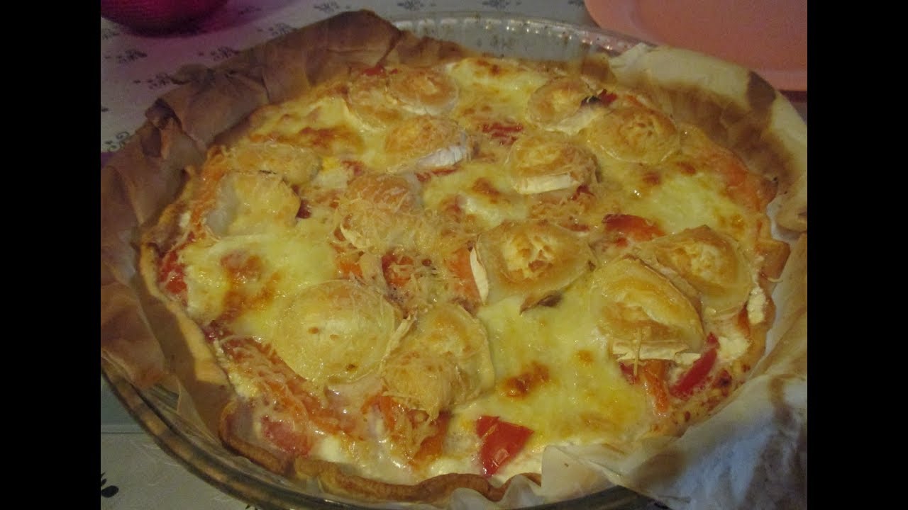 tarte aux fromages truite fumée et tomate