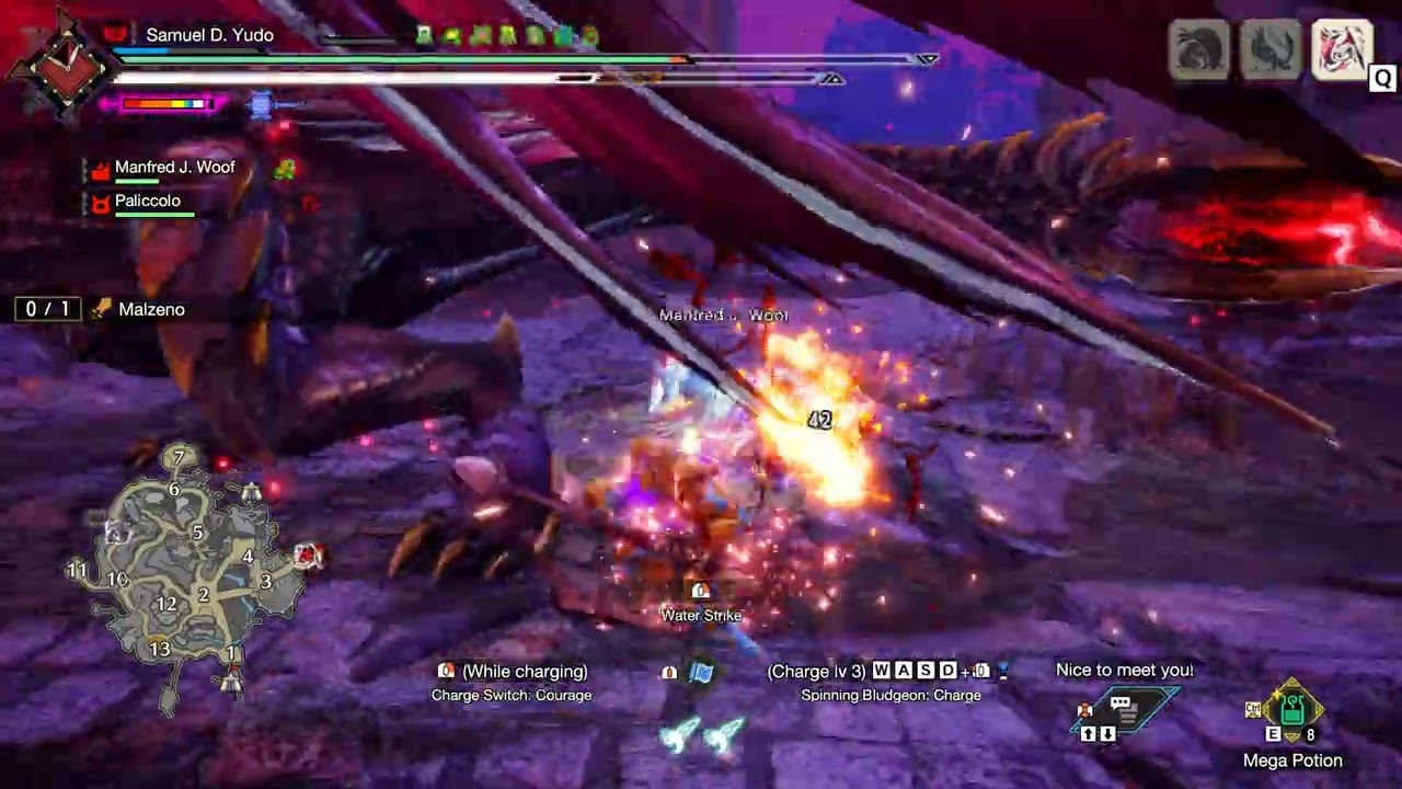 MHR Sunbreak solo courage hammer Malzeno 9'58 | Every monster under 10 minutes part 29