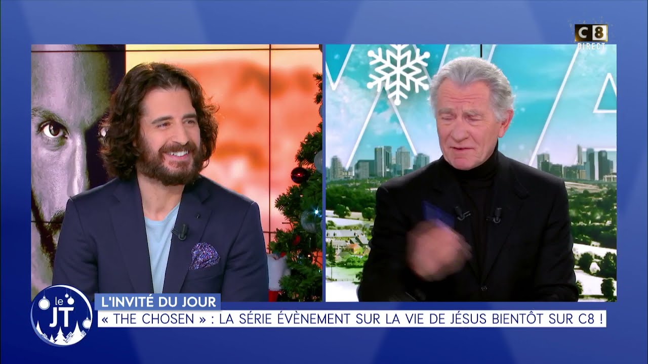 Jonathan Roumie (THE CHOSEN) dans l'émission William à midi sur C8