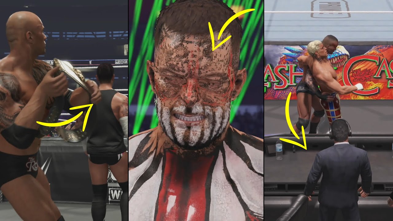 38 удивительных деталей в WWE 2K25