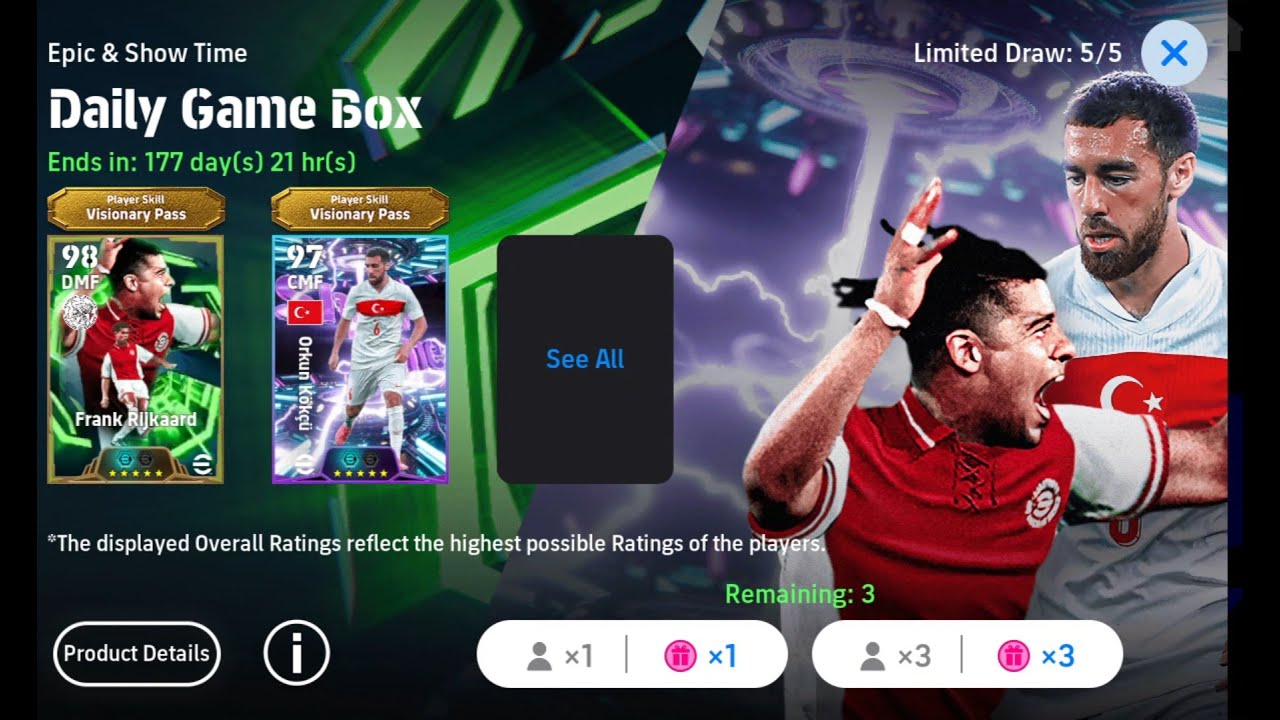 🎁 DAILY GAME BOX OPENING – UNEXPECTED PULL! 🔥 | eFootball 2025